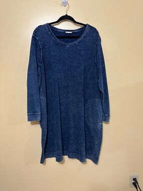 Jane and Delancey | Dresses | Sleeveless Knit Denim Shift Dress | Poshmark